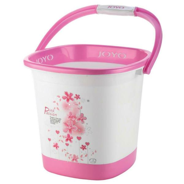Joyo Better Home Pink Square Plastic Bucket 18 L JioMart