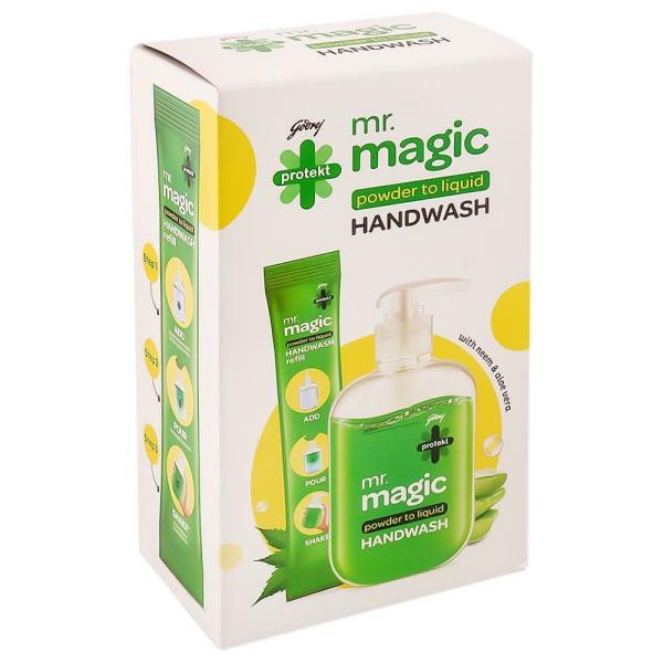 Godrej Protekt Mr. Magic Powder To Liquid Handwash Combo Pack (Bottle