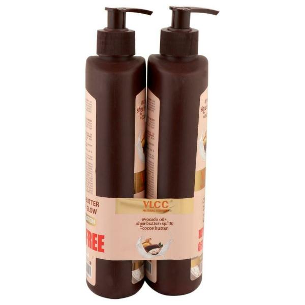 VLCC Cocoa Butter DeTan Glow Body Lotion with SPF 30 400 ml (Buy 1 Get