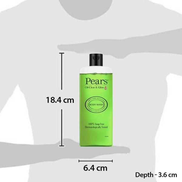 Pears Oil Clear & Glow Glycerin and Lemon Flower Extracts Body Wash 250