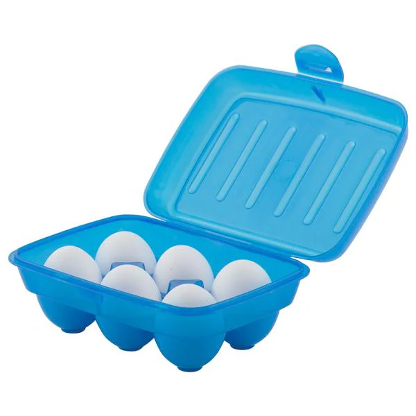 Polyset Assorted Colour Plastic Egg Tray with 6 Slots JioMart