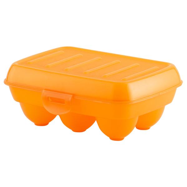 Polyset Assorted Colour Plastic Egg Tray with 6 Slots JioMart