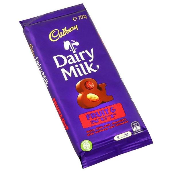 Cadbury Dairy Milk Fruit & Nut Chocolate 200 g JioMart