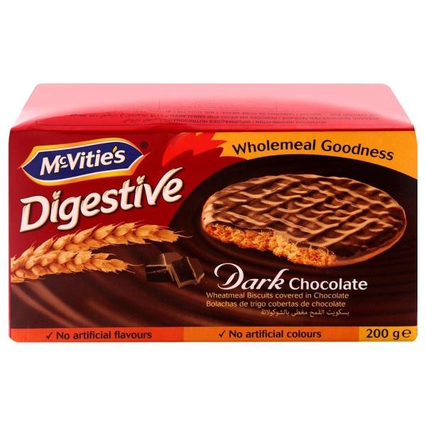McVitie's Dark Chocolate Digestive Biscuits 200 g JioMart