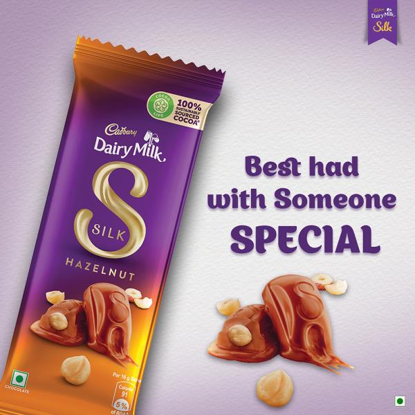 Cadbury Dairy Milk Silk Hazelnut Chocolate 143 g JioMart