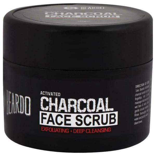 Beardo Activated Charcoal Exfoliating & Deep Cleansing Face Scrub 100 g