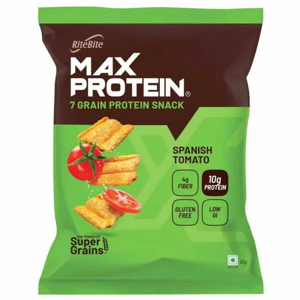 RiteBite Max Protein Spanish Tomato Chips 60 g JioMart