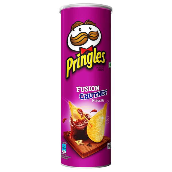 Pringles Fusion Chutney Flavoured Potato Crisps 107 g JioMart