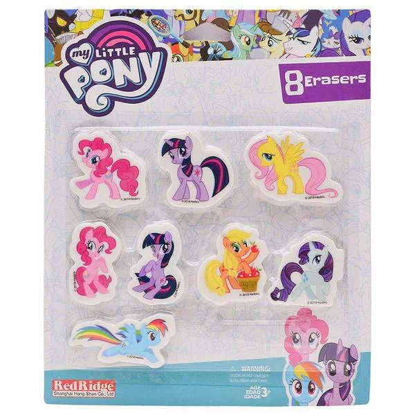 My Little Pony Erasers (Pack of 8) JioMart