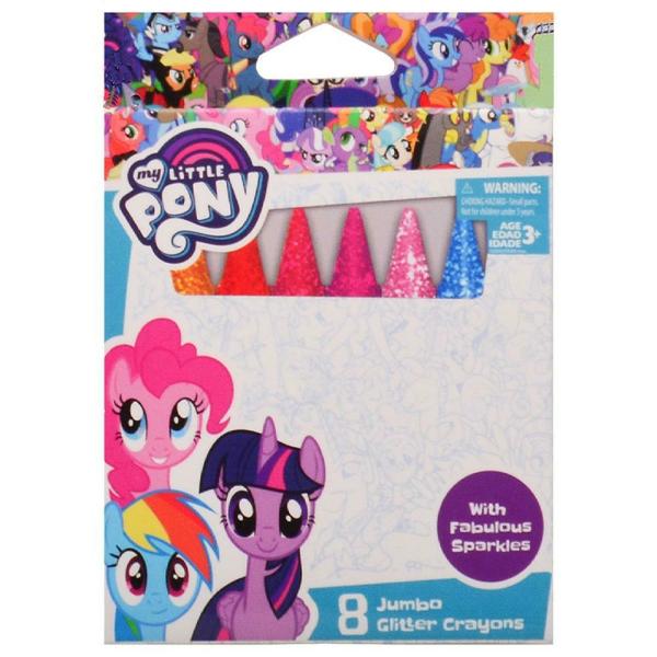 My Little Pony Jumbo Glitter Crayons (8 Shades) JioMart