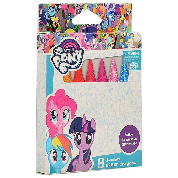 My Little Pony Jumbo Glitter Crayons (8 Shades) JioMart