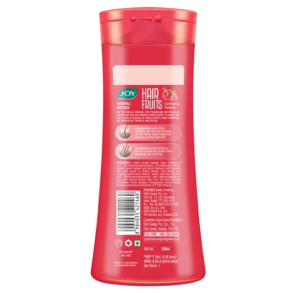 Joy Hair Fruits Hair Fall Defense Conditioning Shampoo 340 ml JioMart