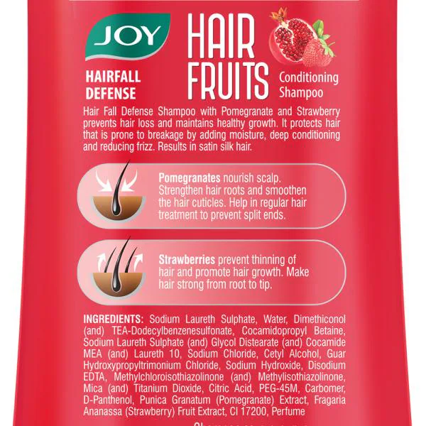 Joy Hair Fruits Hair Fall Defense Conditioning Shampoo 340 ml JioMart