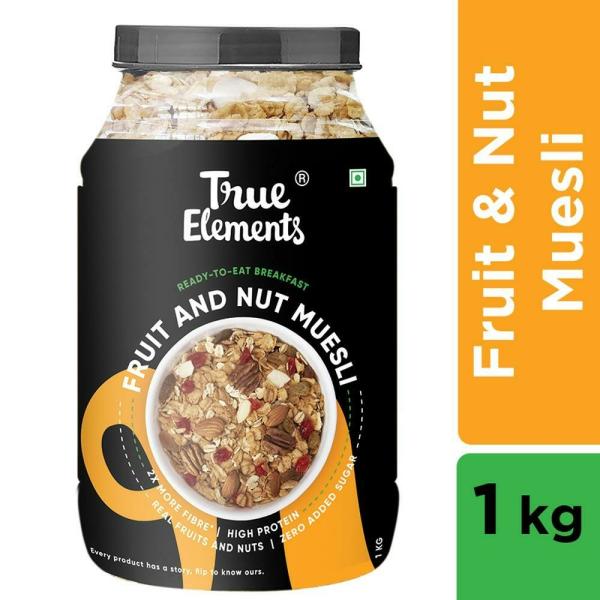 True Elements Fruit & Nut Muesli 1 kg JioMart