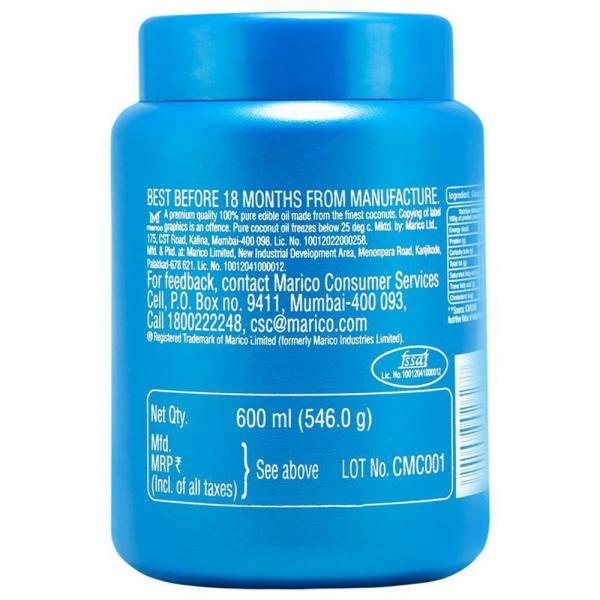 Parachute Pure Coconut Oil 600 ml JioMart