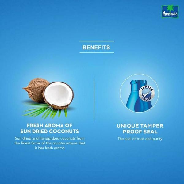 Parachute Pure Coconut Oil 600 ml JioMart