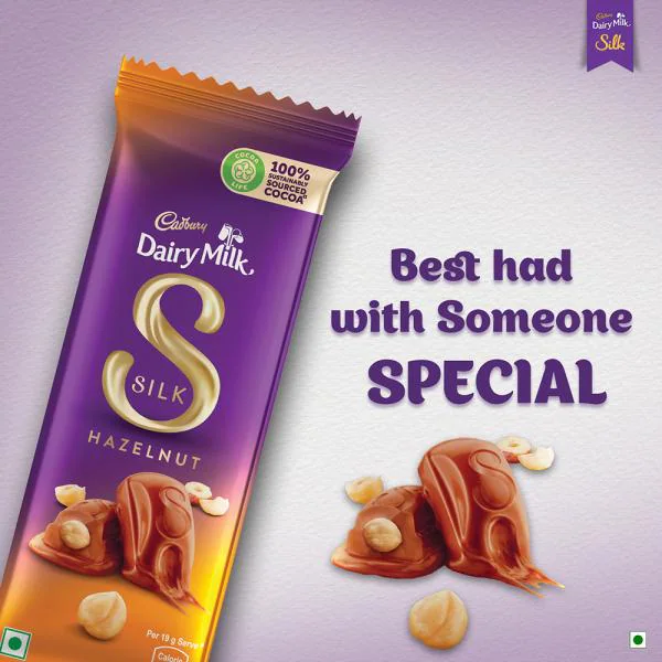 Cadbury Dairy Milk Silk Hazelnut Chocolate 58 g JioMart
