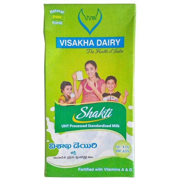 Visakha Dairy Shakti Standardised Milk 1 L (Tetra Pak) JioMart