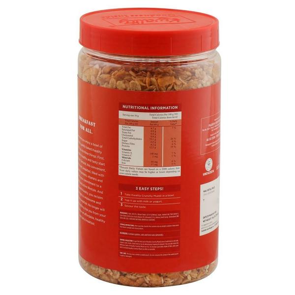 Kwality Crunchy Muesli With Almonds Raisins and Honey 1 kg JioMart