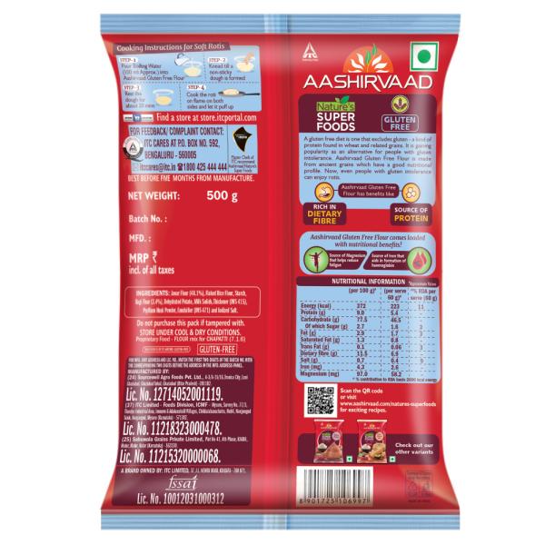 Aashirvaad Nature #39 s Super Foods Gluten Free Flour 500 g JioMart