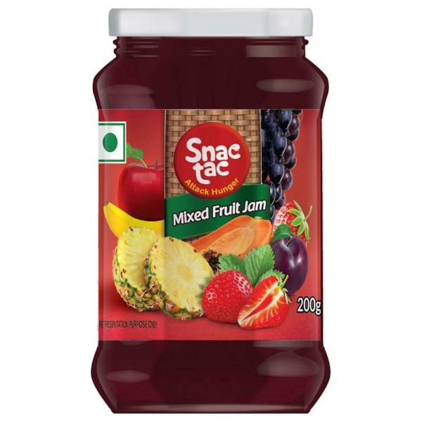 Snac tac Mixed Fruit Jam 200 g JioMart