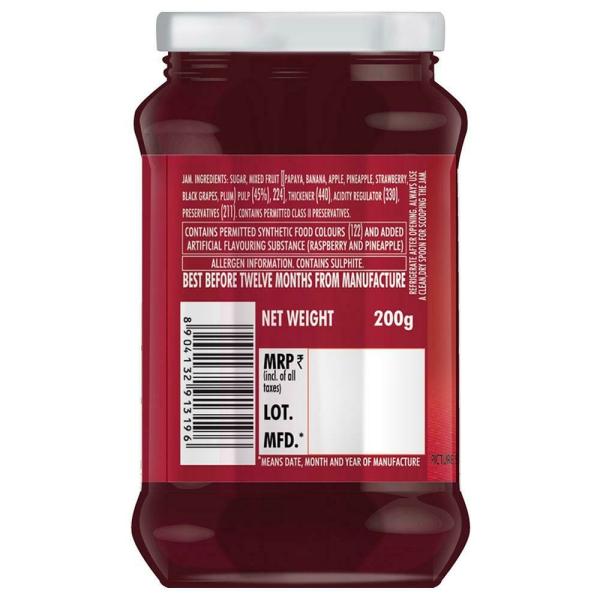 Snac tac Mixed Fruit Jam 200 g JioMart