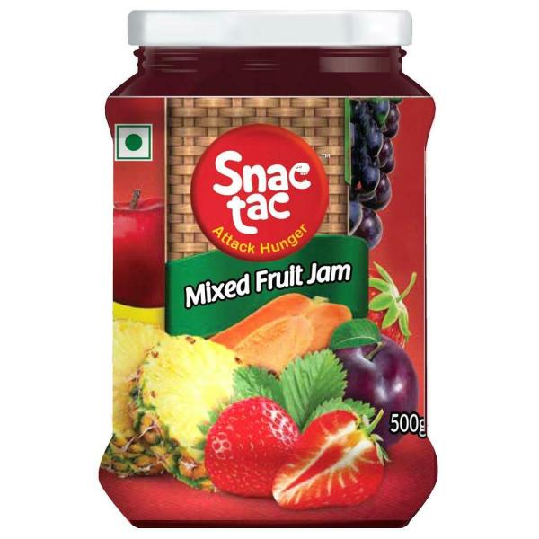 Snac tac Mixed Fruit Jam 500 g JioMart