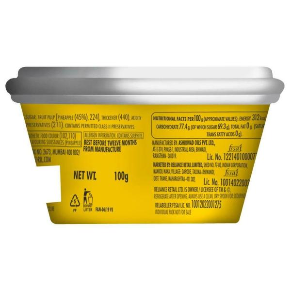 Snac tac 3 in 1 Pineapple, Mango and Mixed Fruit Jam 100 g (Buy 2 Get 1