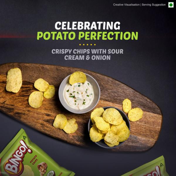 Bingo Cream & Onion Potato Chips 100 g JioMart