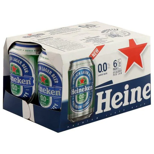 Heineken Non Alcoholic Beer 330 ml (Pack of 6) JioMart