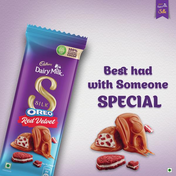 Cadbury Dairy Milk Silk Red Velvet Oreo Chocolate 60 g JioMart