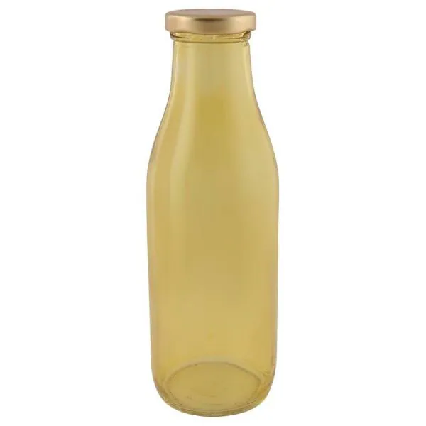Glass Ideas Yellow Glass Water Bottle 500 ml JioMart