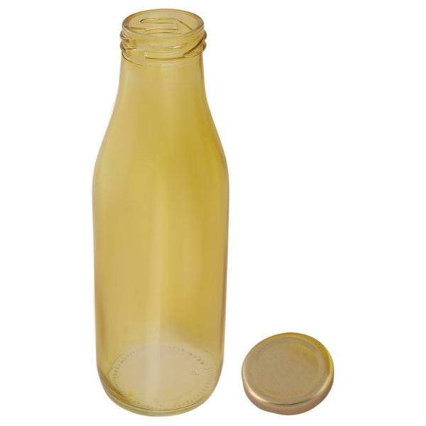 Glass Ideas Yellow Glass Water Bottle 500 ml JioMart