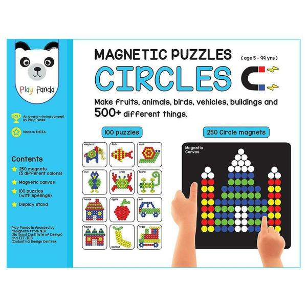 Play Panda Circles 100 Magnetic Puzzle (5+ yrs) - JioMart