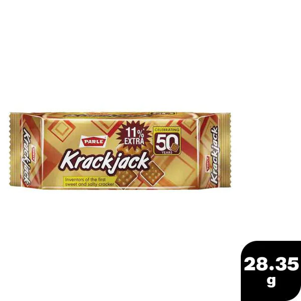 Parle Krack Jack Biscuits 28.35 g JioMart