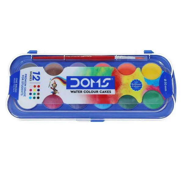 Doms Water Colour Cakes (12 Shades) - JioMart