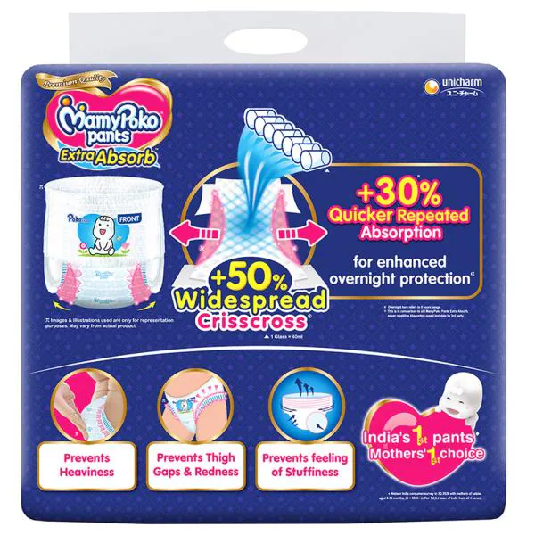 MamyPoko Extra Absorb Pants (M) 72 count (7 12 kg) JioMart