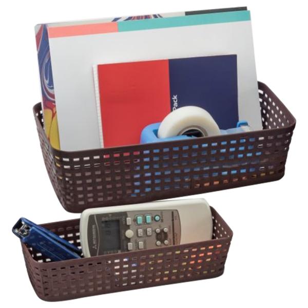 Fable Zeta and Java Assorted Colour Plastic Multy Use Organiser Basket ...