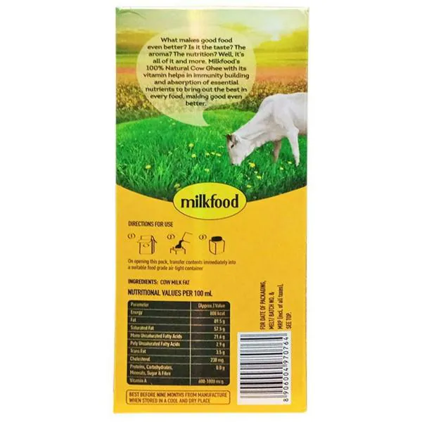 Milkfood Pure Ghee 1 L (Carton) JioMart