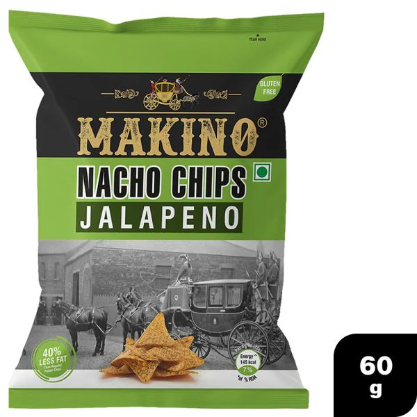Makino Jalapeno Nacho Chips 60 g JioMart