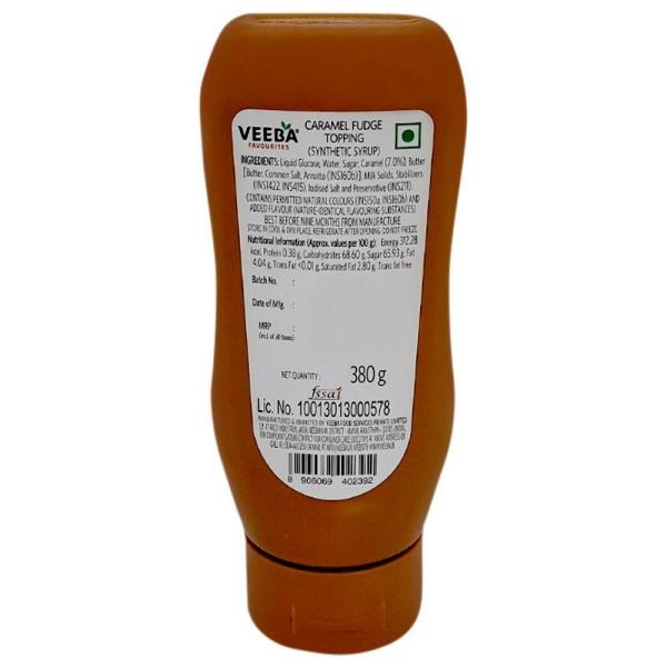 Veeba Caramel Fudge Topping 380 g JioMart