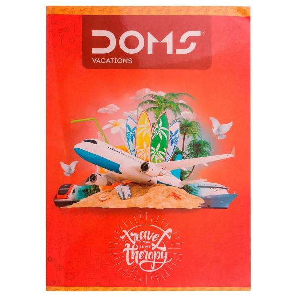 Doms Vacations A4 Size Single Line Notebook (140 pgs) - JioMart