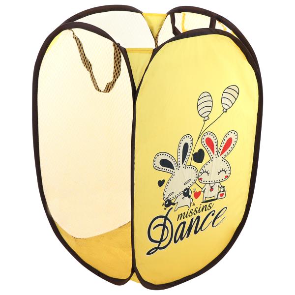 Winner Yellow Nylon Laundry Basket 56x35 cm (Pack of 2) JioMart