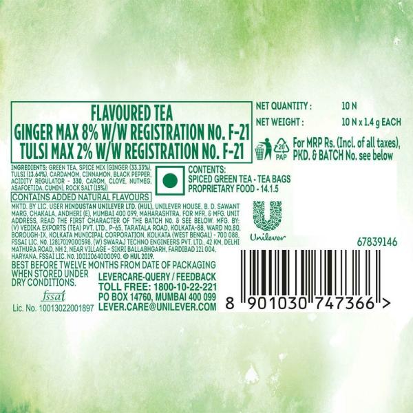 Lipton After Lunch Green Tea Bags (10 pcs) JioMart