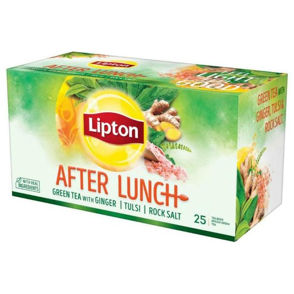 Lipton After Lunch Ginger Green Tea Bags 1.4 g (25 pcs) JioMart