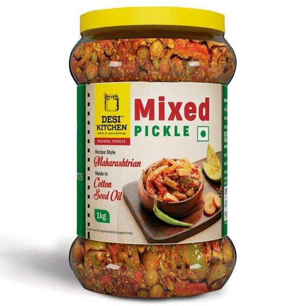 Desi Kitchen Mixed Maharashtrian Veg Pickle 1 kg JioMart