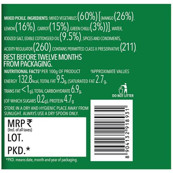 Desi Kitchen Mixed Maharashtrian Veg Pickle 1 kg JioMart