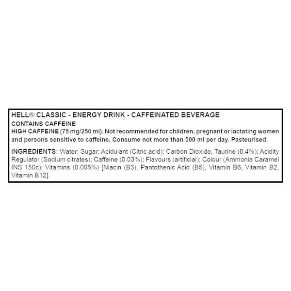 Hell Classic Energy Drink 250 ml JioMart