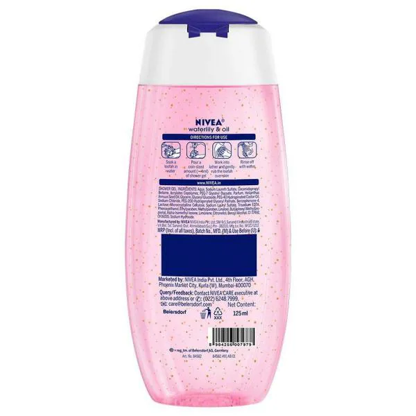 Nivea Waterlily & Oil Shower Gel 125 ml JioMart