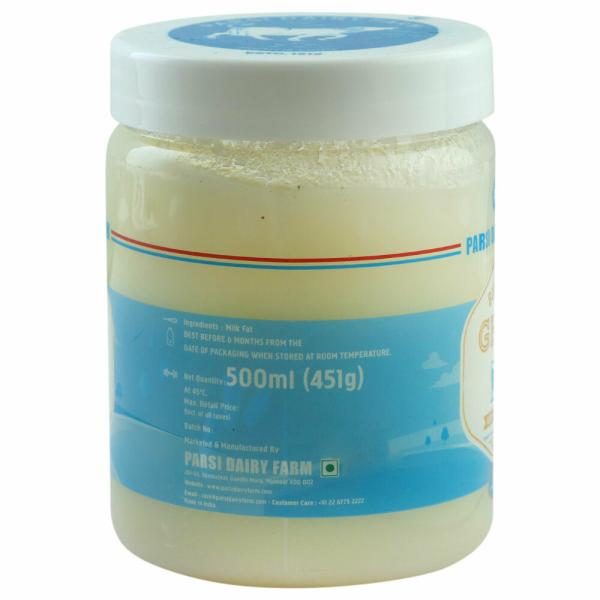 Parsi Dairy Farm Buffalo Ghee 500 ml (Jar) JioMart